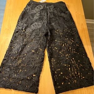 Express Black Lace Detail Pants